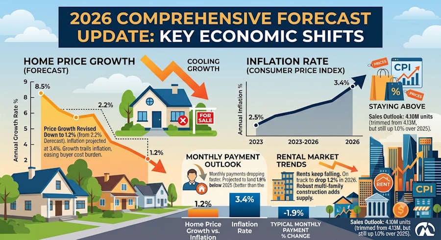 Realtor.com® 2026 Forecast Update: Home Price Growth To Cool Further, Trailing Inflation